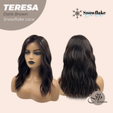 [PRE-ORDER] JBEXTENSION 18 Inches Dark Brown Pre-Cut Snowflake Lace Frontlace Glueless Wig TERESA