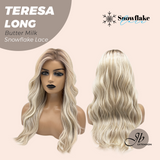 JBEXTENSION 22 Inches Long Butter Milk Pre-Cut Snowflake Lace Frontlace Glueless Wig TERESA LONG BUTTER MILK【PERMATEASE】【BENDY EAR TABS】