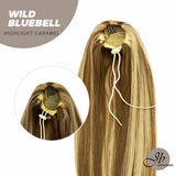 JBEXTENSION 22 pulgadas Cola de caballo Coulisse recta 【WILD BLUEBELL】