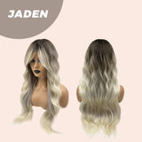 JBEXTENSION 26 Inches Light Blonde Body Wave Women Wig JADEN