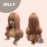 Get the look with our Rose Pink Curly Wig JELLY