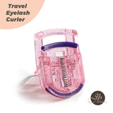 JBextension Rizador de pestañas de viaje, rosa – Rizadores de pestañas de plástico para maquillaje de viaje – Viene con almohadilla de repuesto para pestañas – 1 paquete
