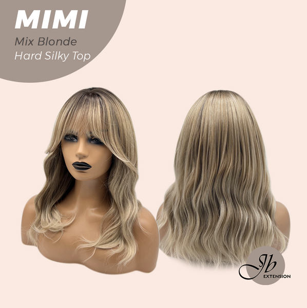 ウィッグ・エクステ mimi JBEXTENSION 16 Inches Scalpiana 3.5X4 Hard Silky Top Natural Scalp