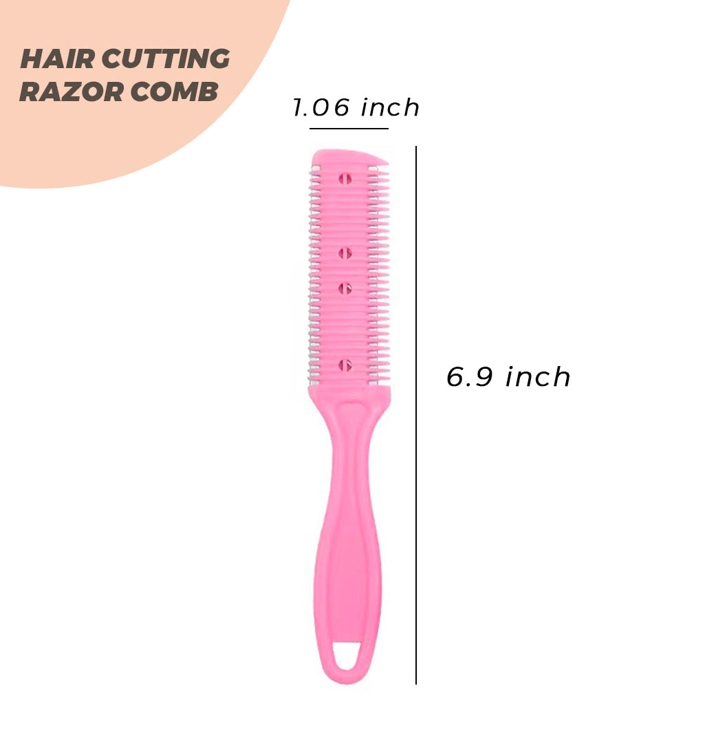 JBextension Trimmer Comb Hair Cutting Razor Comb Double Edge WIG Thinn ...