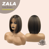 JBEXTENSION GENERATION FIVE 12 Inches Bob Cut Cold Brown Wig ZALA G5 COLD BROWN