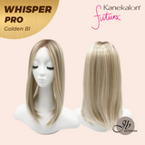JBEXTENSION 14inch|18inch Clip-In Snowflake Lace Hair Topper Monofilament with Anti-slip Silicone Strips – Crown & Hairline Coverage WHISPER PRO