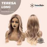 [PRE-ORDER] JBEXTENSION 22 Inches Long Apricot Pre-Cut Snowflake Lace Frontlace Glueless Wig TERESA LONG APRICOT【PERMATEASE】【BENDY EAR TABS】