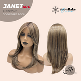 [PRE-ORDER] JBEXTENSION 19 Inches Hazelnut Pre-Cut Arc Snowflake Lace Frontlace Glueless Wig JANET HAZELNUT【BENDY EAR TABS】