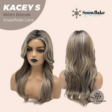 [PRE-ORDER] JBEXTENSION 20 Inches Milan Blonde Pre-Cut Snowflake Lace Frontlace Glueless Wig KACEY S MILAN BLONDE【PERMATEASE】【BENDY EAR TABS】