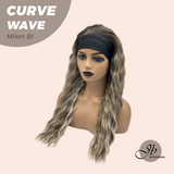 JBEXTENSION 26 Inches Long Wave Milan Blonde Headband Wig CURVE WAVE - MILAN BLONDE