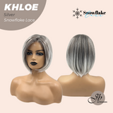 [PRE-ORDER] JBEXTENSION 12 Inches Bob Cut Silver Pre-Cut Snowflake Lace Frontlace Glueless Wig KHLOE SILVER