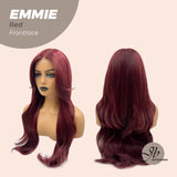 Get the Influencer Look: Pre-Cut Frontlace Wig EMMIE RED