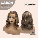 [PRE-ORDER] JBEXTENSION 14 Inches Hazelnut Pre-Cut Side Part Snowflake Lace Frontlace Glueless Wig LAURA SNOWFLAKE HAZELNUT【BENDY EAR TABS】