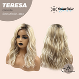 [PRE-ORDER] JBEXTENSION 18 Inches Mix Blonde Pre-Cut Snowflake Lace Frontlace Glueless Wig TERESA BLONDE【PERMATEASE】