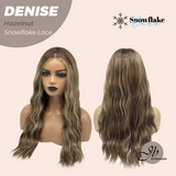 JBEXTENSION 24 Inches Hazelnut Wave Pre-Cut Snowflake Lace Frontlace Glueless Wig DENISE HAZELNUT【PERMATEASE】