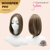 JBEXTENSION 14inch|18inch Clip-In Snowflake Lace Hair Topper Monofilament with Anti-slip Silicone Strips – Crown & Hairline Coverage WHISPER PRO