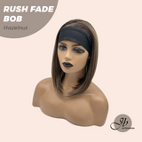 JBEXTENSION 12 Inches Short Hair Hazelnut Headband Wig RUSH FADE BOB - HAZELNUT