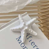 JBEXTENSION 1 Pcs Starfish Hair Clip Resin Beach Sea Star Hair Pins Mermaid Hair Clips Accessories for Women and Girls