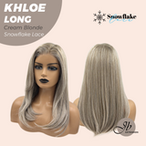 [PRE-ORDER] JBEXTENSION 18 Inches Cream Blonde Pre-Cut Snowflake Lace Frontlace Glueless Wig KHLOE LONG CREAM BLONDE【PERMATEASE】