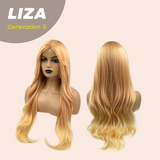 JBEXTENSION GENERATION FIVE 28 Inches Peach Blonde Curly Wig LIZA G5