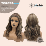 [PRE-ORDER] JBEXTENSION 18 Inches Hazelnut Pre-Cut 13X6 Free Part Snowflake Lace Frontlace Glueless Wig TERESA PRO - HAZELNUT【BENDY EAR TABS】