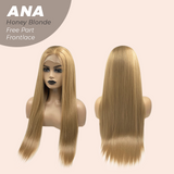 JBEXTENSION 28 Inches Honey Blonde Straight 13X6 Free Part Frontlace Glueless Wig ANA HONEY BLONDE