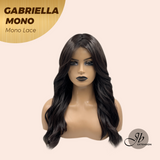 [PRE-ORDER] JBEXTENSION GABRIELLA MONO Monofilament Handmade Wig 6X5 Full Monofilament Hand Tied Top Wig 20 Inches Black Wave Mono Lace Wig With Anti-slip Silicone Strips Glueless Wig GABRIELLA MONO