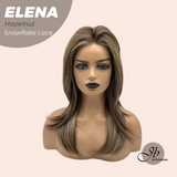 [PRE-ORDER] JBEXTENSION 18 Inches Hazelnut Pre-Cut Snowflake Lace Frontlace Glueless Wig ELENA HAZELNUT【PERMATEASE】【BENDY EAR TABS】