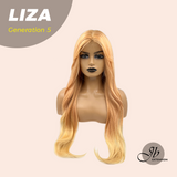 JBEXTENSION GENERATION FIVE 28 Inches Peach Blonde Curly Wig LIZA G5