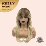 JBEXTENSION KELLY MONO Full Monofilament Wig 22 Inches Blonde Color Wolf Cut Full Mono Lace Glueless Wig KELLY MONO