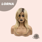 [PRE-ORDER] JBEXTENSION 18 Inches Blonde Curly Women Fashion Full Machine Wig With Bangs LORNA