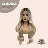 JBEXTENSION 27 Inches Light Blonde Curly Pre-Cut Frontlace Glueless Wig CLAUDIA LIGHT BLONDE