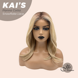 [PRE-ORDER] JBEXTENSION 18 Inches Panna Cotta Pre-Cut Snowflake Lace Frontlace Glueless Wig KAI'S PANNA COTTA【PERMATEASE】【BENDY EAR TABS】