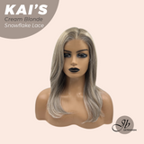 [PRE-ORDER] JBEXTENSION 18 Inches Cream Blonde Pre-Cut Snowflake Lace Frontlace Glueless Wig KAI'S CREAM BLONDE【PERMATEASE】