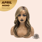 [PRE-ORDER] JBEXTENSION APRIL MONO Monofilament Handmade Wig 6X5 Full Monofilament Hand Tied Top Wig 18 Inches Hazelnut Mono Lace Wig With Anti-slip Silicone Strips Glueless Wig APRIL MONO HAZELNUT【BENDY EAR TABS】