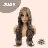 JBEXTENSION 26 Inches Long Curly Brown Color Wig JUDY