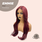 Get the Influencer Look: Pre-Cut Frontlace Wig EMMIE RED