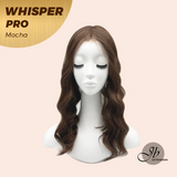 JBEXTENSION 14inch|18inch Clip-In Snowflake Lace Wave Hair Topper Monofilament with Anti-slip Silicone Strips – Crown & Hairline Coverage WHISPER PRO