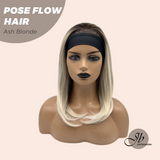 JBEXTENSION 18 Inches Ash Blonde Headband Wig POSE FLOW HAIR - ASH BLONDE