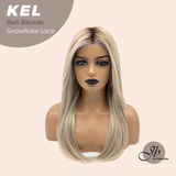 [PRE-ORDER] JBEXTENSION 22 Inches Bali Blonde Pre-Cut Snowflake Lace Frontlace Glueless Wig KEL BALI BLONDE【PERMATEASE】【BENDY EAR TABS】