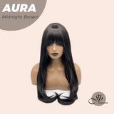 JBEXTENSION Peluca negra suave con corte Bob corto de 16 pulgadas con flequillo FEDERICA SOFT BLACK