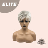 JBEXTENSION Pixie Cut Silver Fashion Women Man Wig ELITE