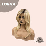 [PRE-ORDER] JBEXTENSION 18 Inches Blonde Curly Women Fashion Full Machine Wig With Bangs LORNA