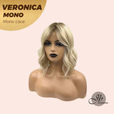 [PRE-ORDER] JBEXTENSION VERONICA MONO Full Monofilament Wig 12 Inches Blonde Wave Mono Lace Wig With Anti-slip Silicone Strips Glueless Wig Veronica Mono