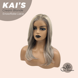 [PRE-ORDER] JBEXTENSION 18 Inches Cream Blonde Pre-Cut Snowflake Lace Frontlace Glueless Wig KAI'S CREAM BLONDE【PERMATEASE】