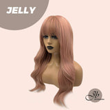 Get the look with our Rose Pink Curly Wig JELLY