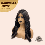 [PRE-ORDER] JBEXTENSION GABRIELLA MONO Full Monofilament Wig 20 Inches Black Wave Mono Lace Wig With Anti-slip Silicone Strips Glueless Wig GABRIELLA MONO