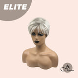 JBEXTENSION Pixie Cut Silver Fashion Women Man Wig ELITE