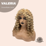 JBEXTENSION 18 Inches Deep Curly Raw Sugar Blonde Pre-Cut Snowflake Lace Frontlace Glueless Wig VALERIA【PERMATEASE】