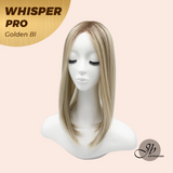 JBEXTENSION 14inch|18inch Clip-In Snowflake Lace Hair Topper Monofilament with Anti-slip Silicone Strips – Crown & Hairline Coverage WHISPER PRO
